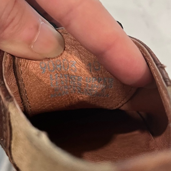 CREWCUTS Suede Leather Oxford Lace Up Loafers Size 10 - Picture 7 of 12